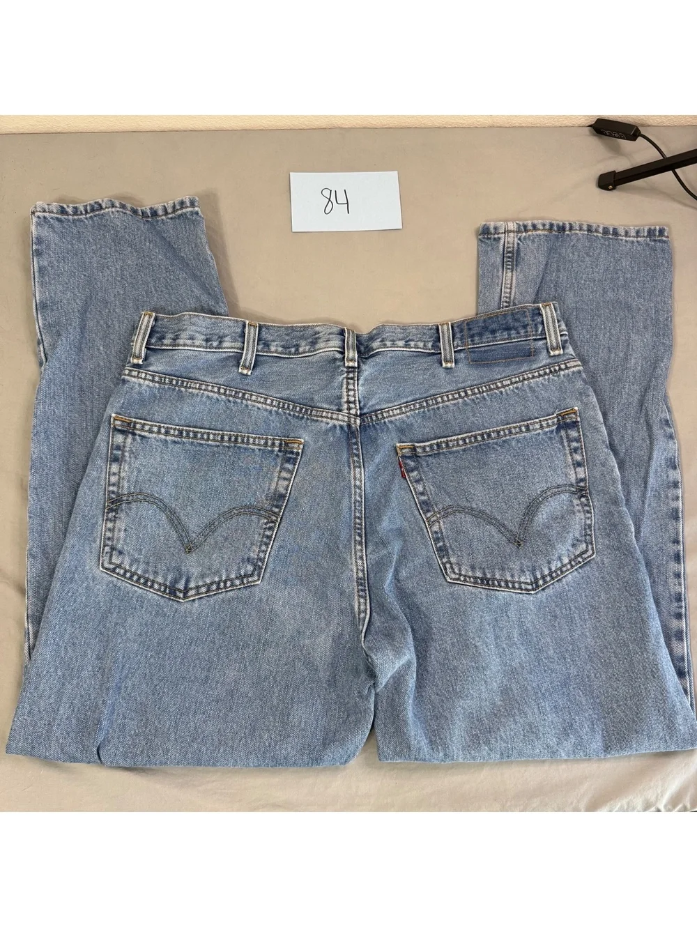 Levi's 505 Regular Fit Blue Denim Jeans W38 L29